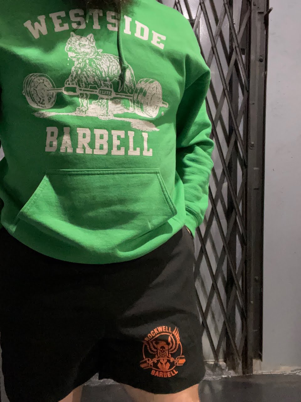 RWBB Squat Shorts (orange on black)