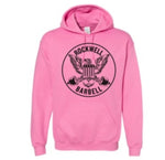 Chicago Strength Hoody (Black on Pink)