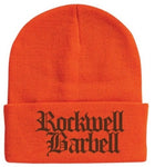 RWBB Stocking Caps (Brown on Orange)