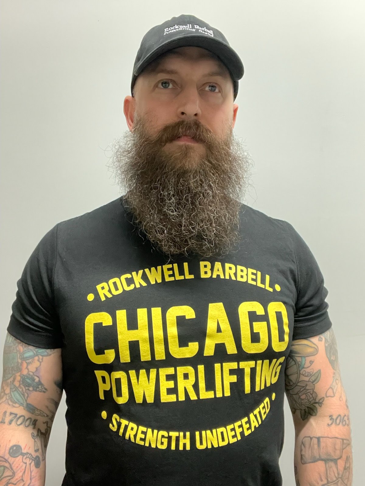 Chicago Powerlifting Athletic Shirt (Yellow on Black)