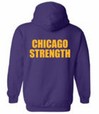 Chicago Strength Hoody (Gold on Purple)