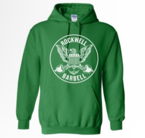 Chicago Strength Hoody (White on Irish Green)