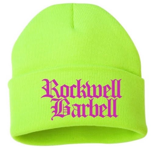 RWBB Neon Stocking Caps (Pink on Safety Yellow)