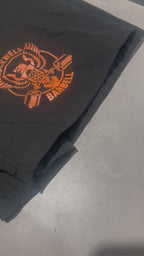 RWBB Squat Shorts (orange on black)