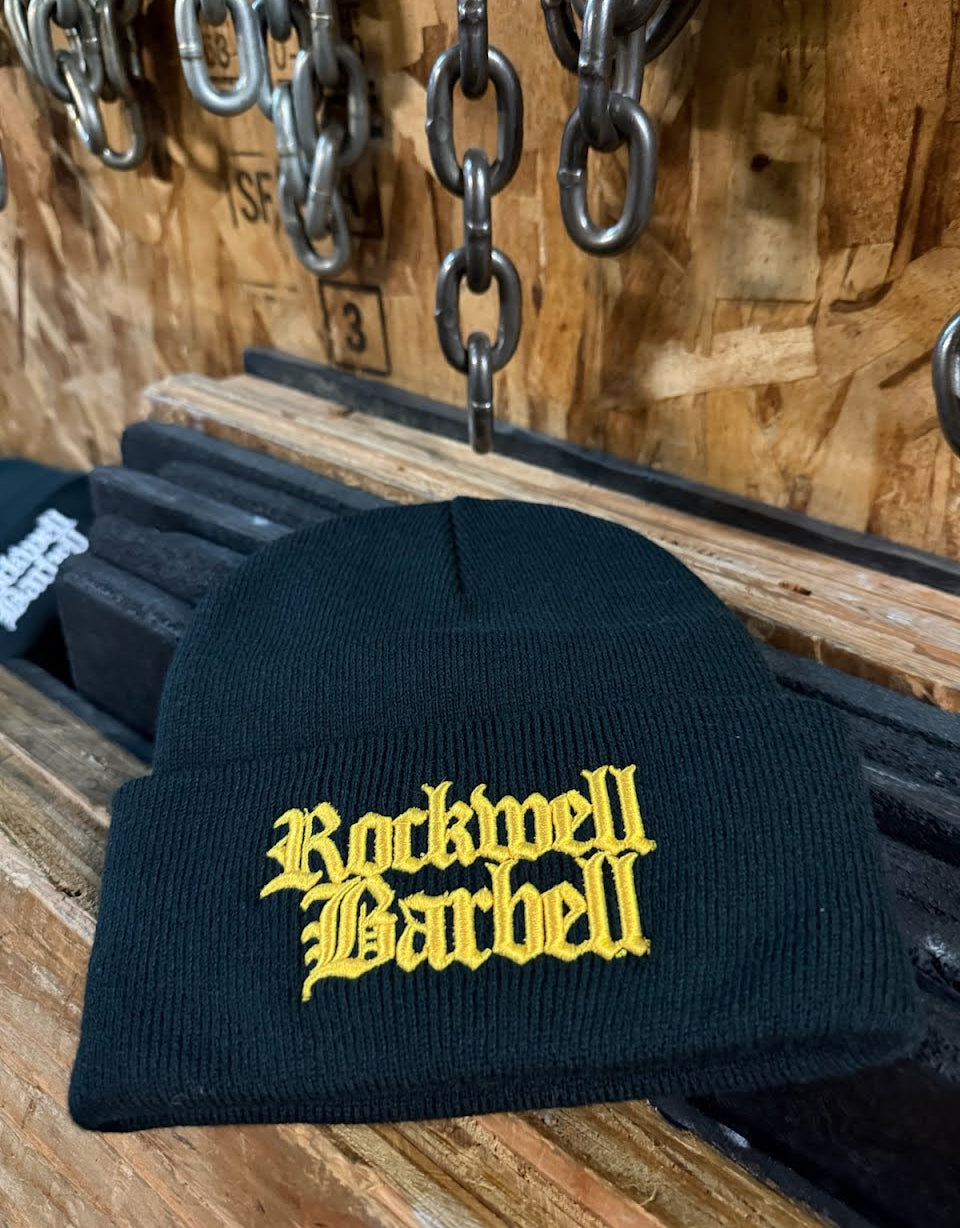 RWBB Stocking Caps (Yellow on Black)