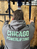 Chicago Strength Hoody (Mint Green on Charcoal)