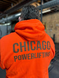 Chicago Strength Hoody (Brown on Orange)