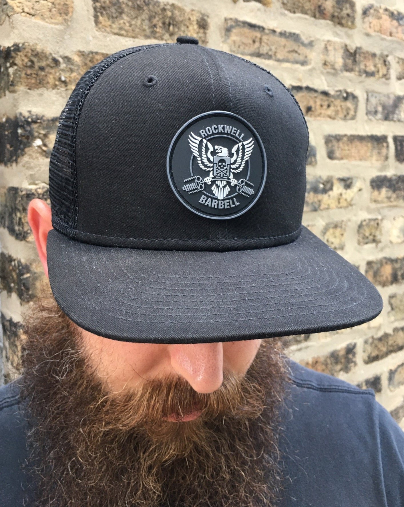 RWBB Black Snap Back Hat