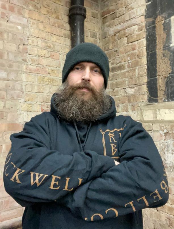 Church Of Iron Pullover (Brown on Black)