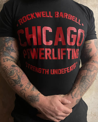 Chicago Powerlifting Athletic Shirt (Black)
