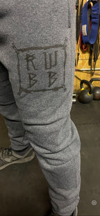Black on Grey RWBB Jogger Pants
