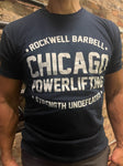 Chicago Powerlifting Athletic Shirt (Navy)
