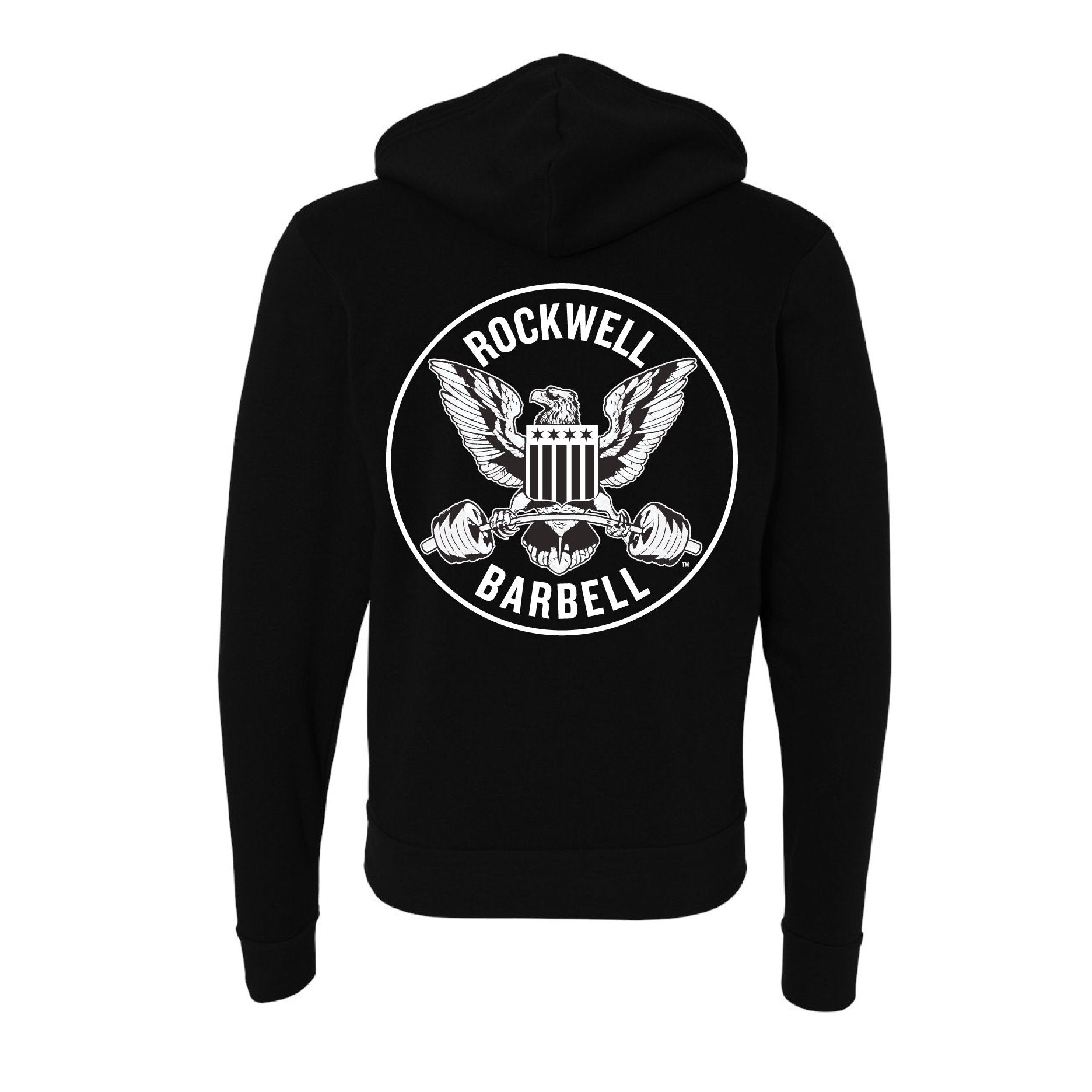 Unisex Rockwell Logo Full-Zip Hooded Sweatshirt