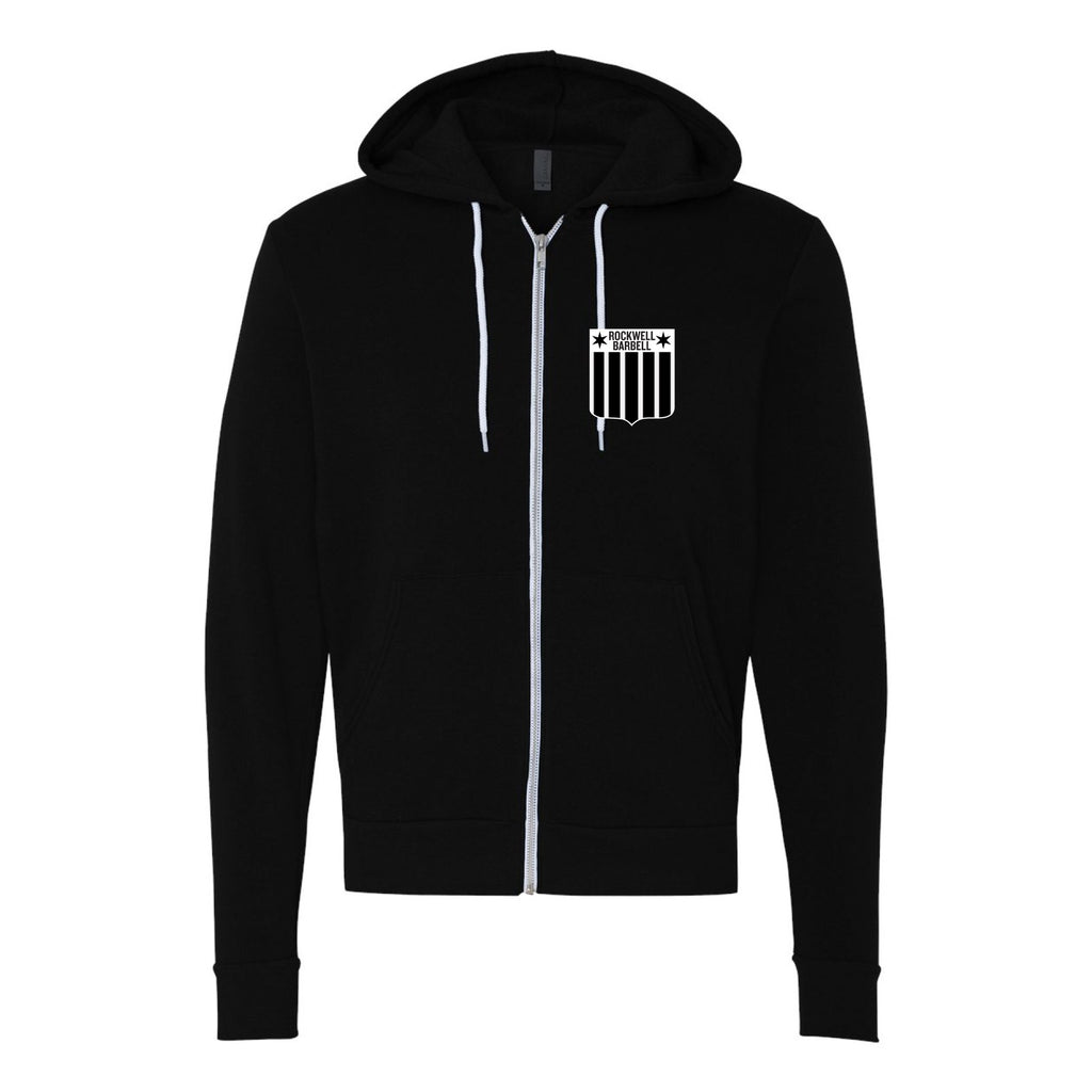 Unisex Rockwell Logo Full-Zip Hooded Sweatshirt
