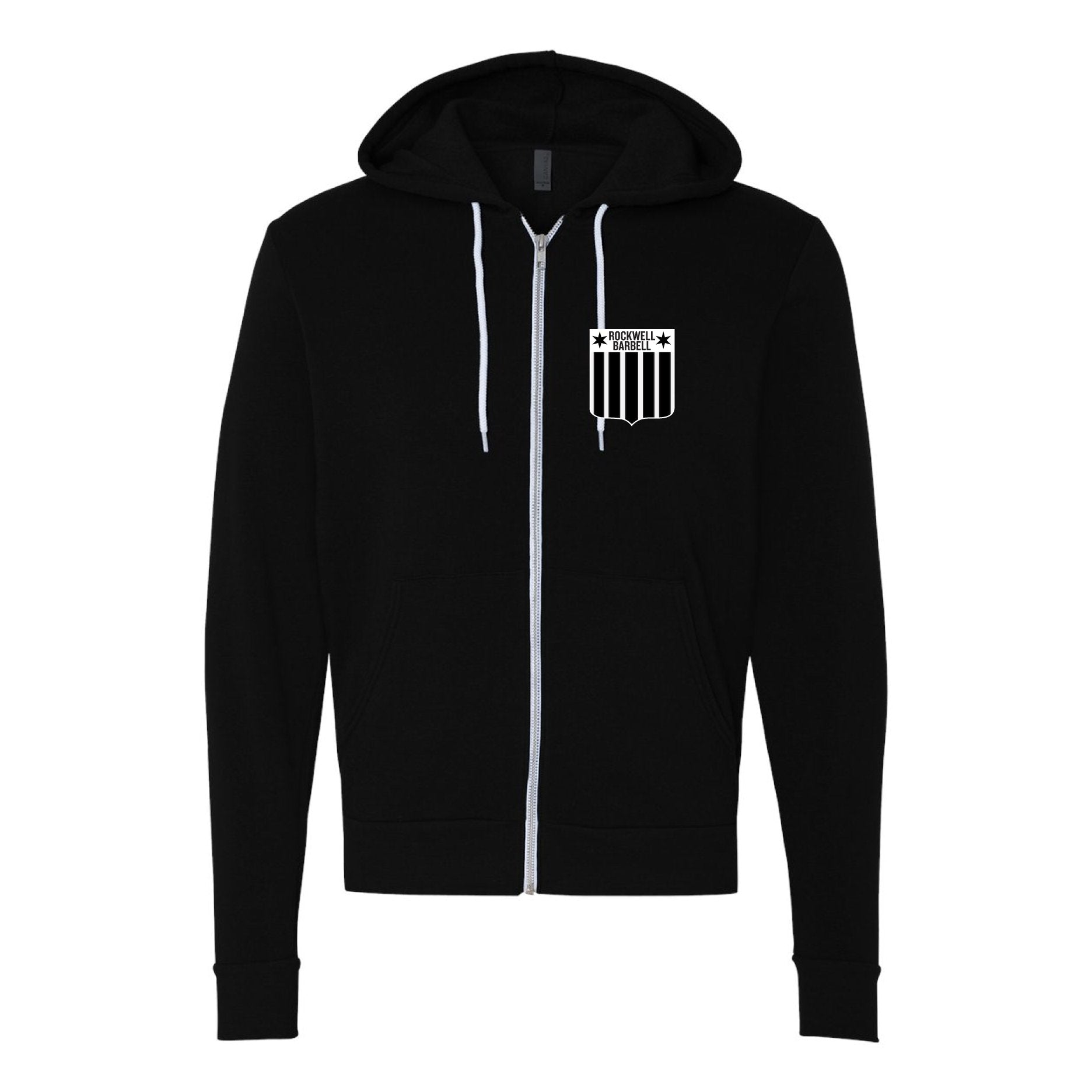 Unisex Rockwell Logo Full-Zip Hooded Sweatshirt
